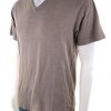 Day Birger Et Mikkelsen Size M Color Beżowy Męski T-Shirt Krótki rękaw