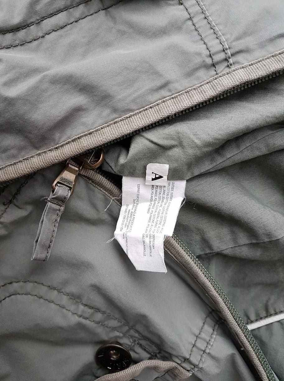 Esprit Size M Color Khaki Kurtka Długi rękaw Fabric Bawełna 100%