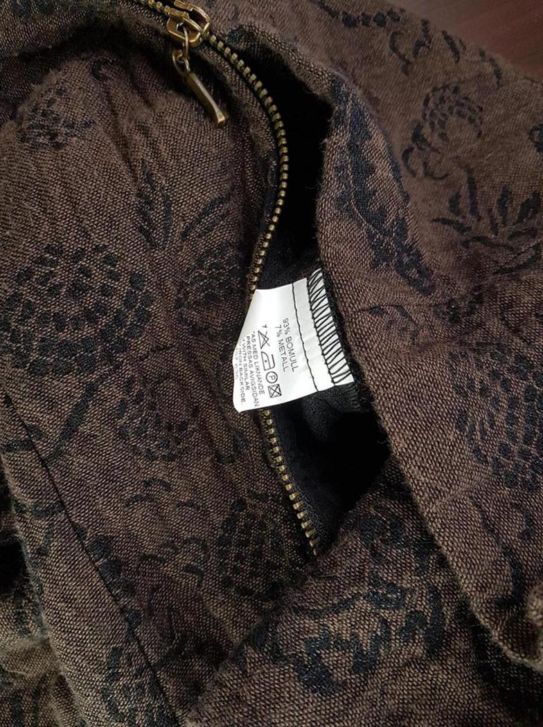 Mac Scott Size 44 Color Brązowy Kurtka Długi rękaw Fabric Bawełna