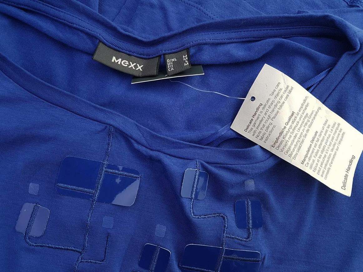 Mexx Size M W łódkę Tunika Bluzka Krótki rękaw