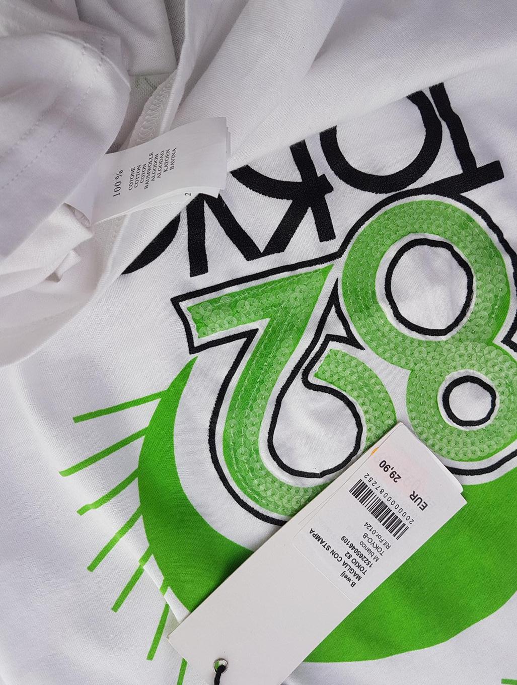 B.WEIJ Size M Okrągły dekolt T-Shirt Krótki rękaw