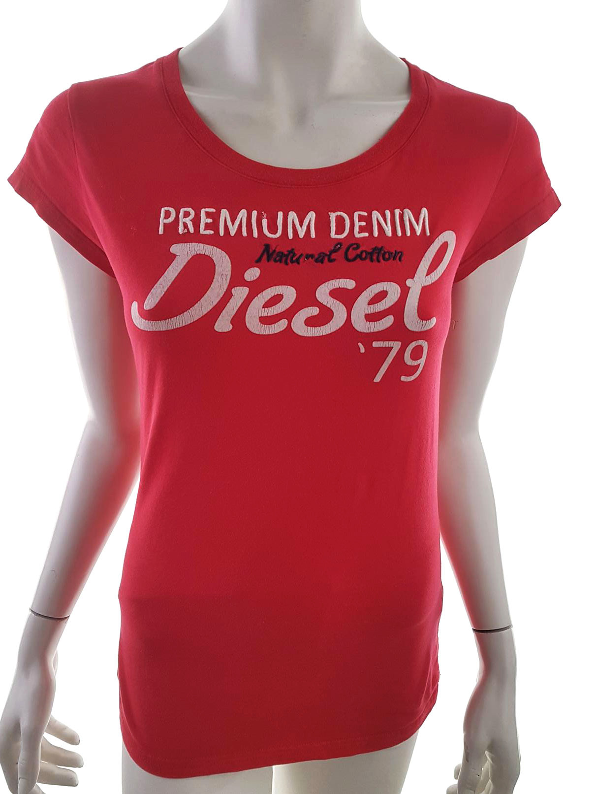 Diesel Size M Okrągły dekolt T-Shirt Krótki rękaw