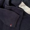 Tommy hilfiger Size S Color Granatowy Crew Neck Sweter Długi rękaw Fabric Bawełna 100% Cienka dzianina