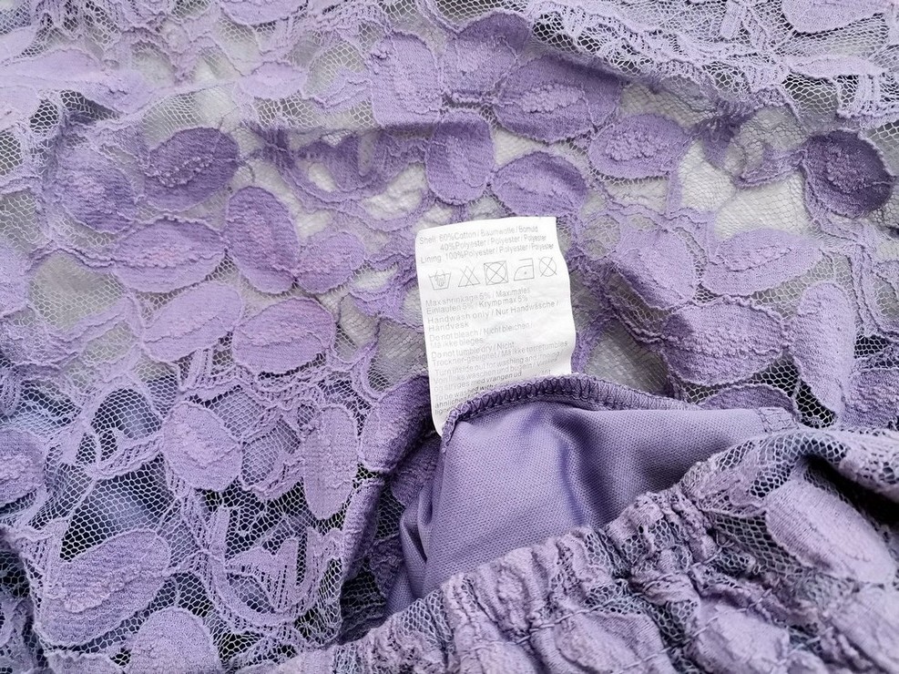 Vila Size M Color Lawendowy Odkryte Ramiona Sukienka Mini Bezrękawnik Krótka Fabric Bawełna