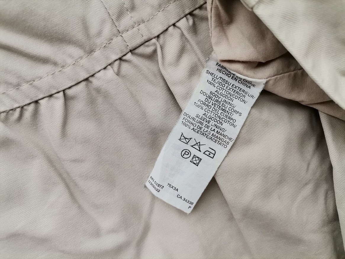 French connection Size 10 (38) Color Kremowy Kołnierz Żakiet z zapięciem Rękaw 3/4 Fabric Bawełna 100%