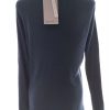 Vero moda Size L Color Granatowy W serek Sweter Długi rękaw Fabric Akryl