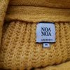 Noa noa Size M Color Żółty Golf Długi Zapinany Kardigan Płaszcz Długi rękaw Fabric Wełna Gruba dzianina