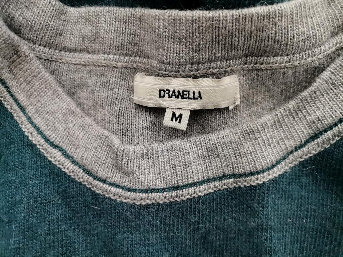 Dranella Size M Color Turkusowy Crew Neck Sweter Długi rękaw Fabric Wiskoza Cienka dzianina