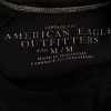 American Eagle Size M Color Czarny Męski Sweter Długi rękaw Fabric Bawełna 100%