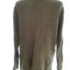 Vero moda Size M Color Khaki Crew Neck Sweter Długi rękaw Fabric Wiskoza Gruba dzianina