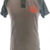 Diesel Size M Color Brązowy Męski T-Shirt Krótki rękaw Fabric Bawełna 100%