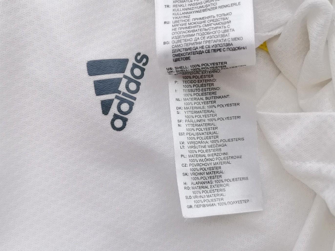 Adidas Size S Color Biały Męski T-Shirt Bezrękawnik