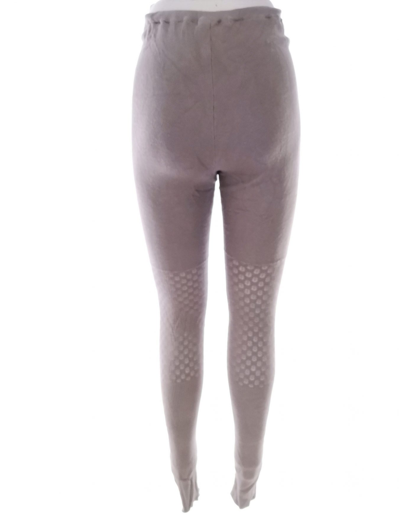 Cream Size L Color Beżowy Legginsy Fabric Wiskoza