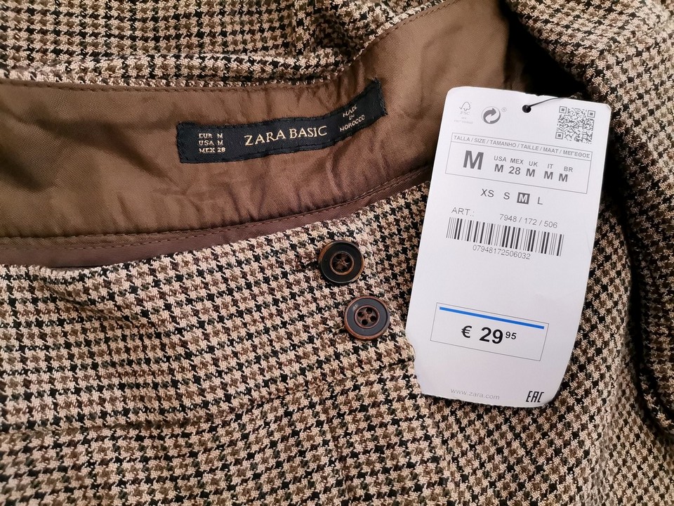 ZARA BASIC Size M Color Beżowy Szorty