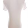 Guess by Marciano Size 3 (40) Color Biały Okrągły dekolt T-Shirt Krótki rękaw Fabric Modal