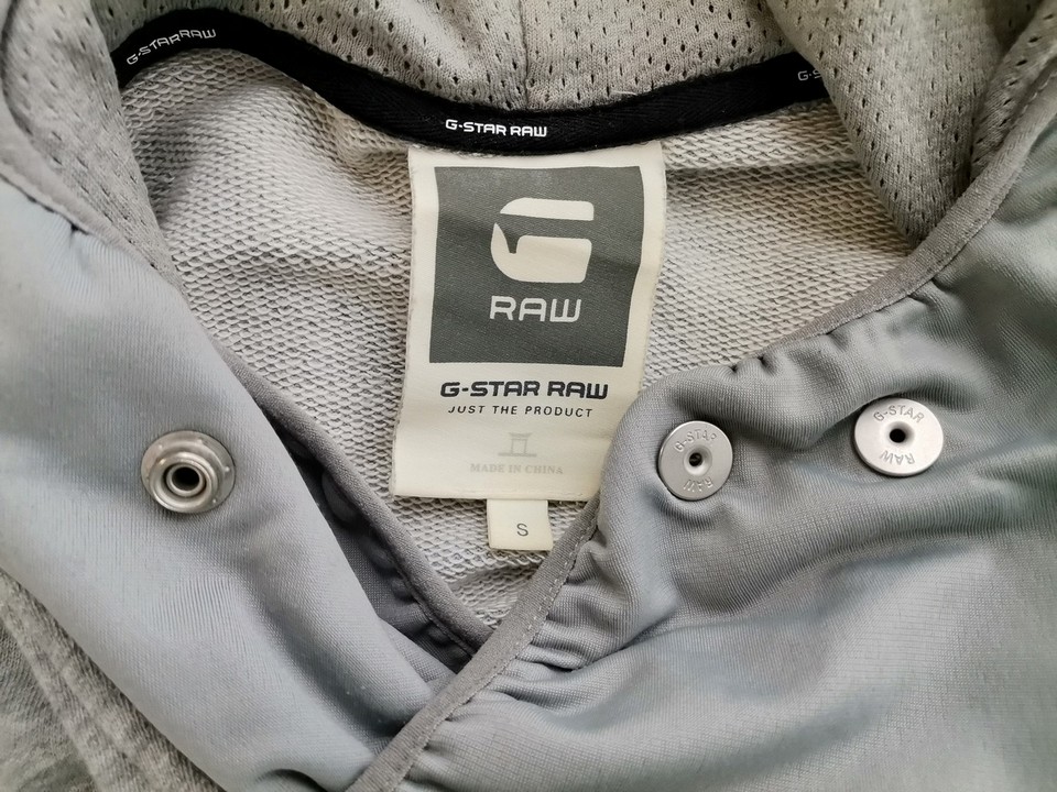 G-Star Raw Size S Color Szary Męski Sweter Długi rękaw Fabric Bawełna