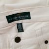 Lauren ralph lauren Size 10 (38) Color Kremowy Spodnie Casual Fabric Bawełna