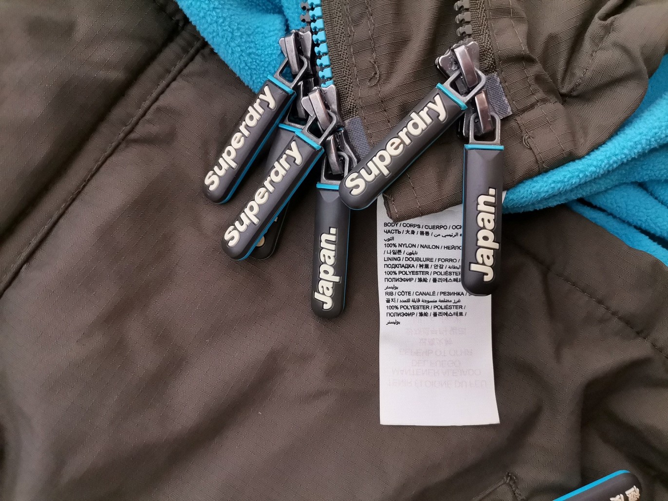 Superdry Size S Color Khaki Kurtka Długi rękaw