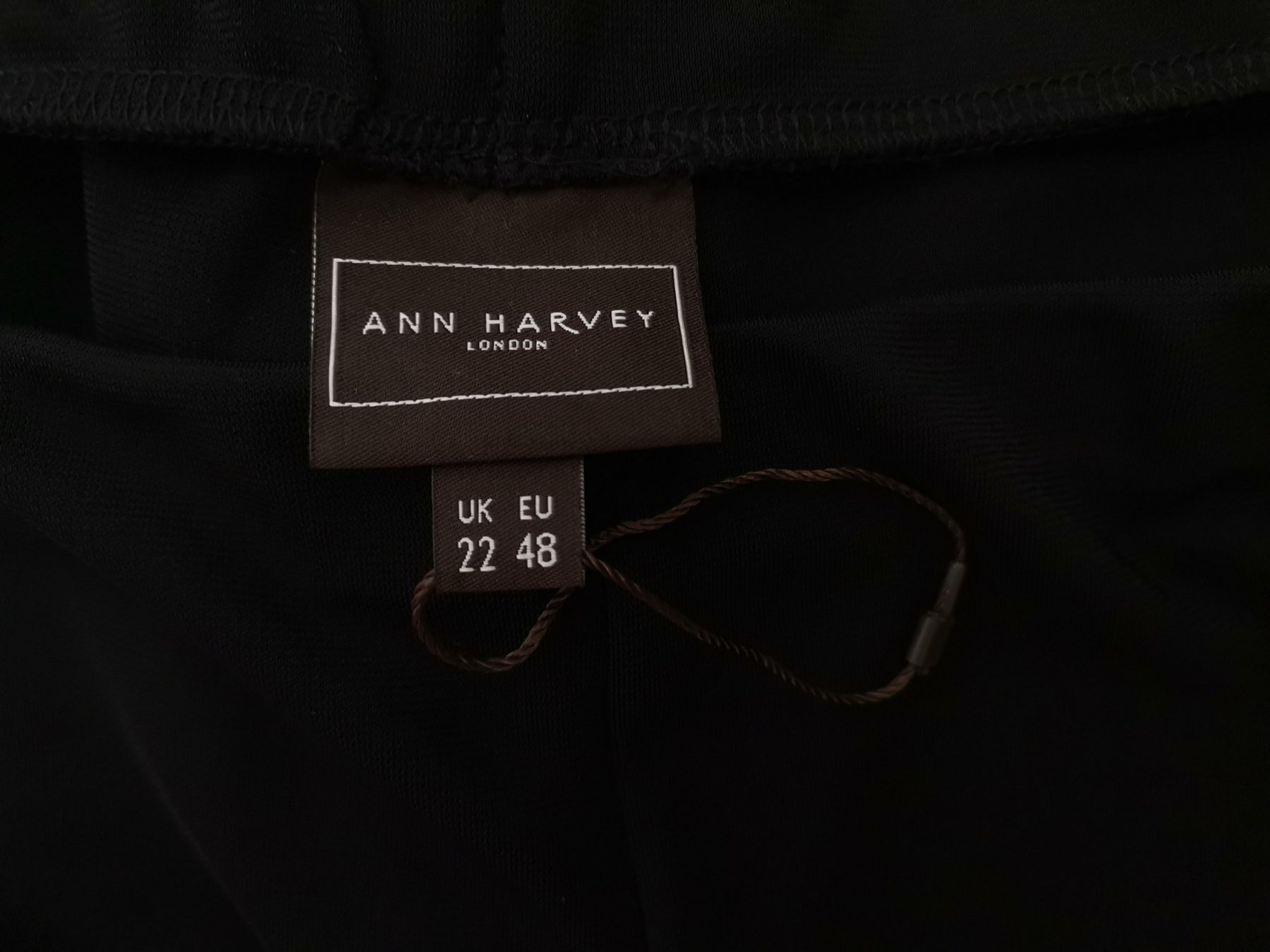 ANN HARVEY Size 22 (48) Color Czarny Spodnie Eleganckie