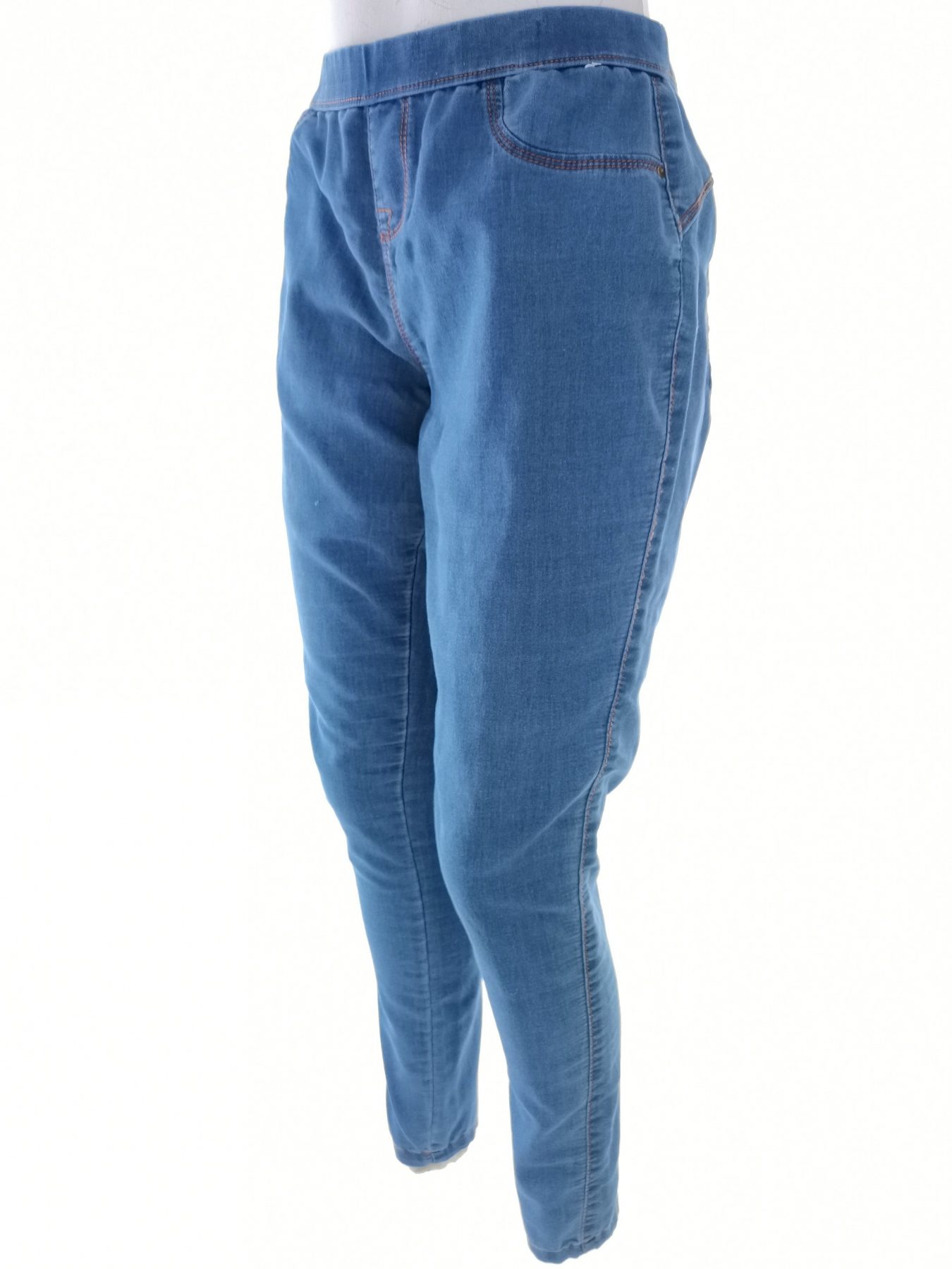 Denim Co. Size 14 (42) Color Niebieski Legginsy Fabric Bawełna