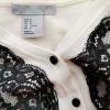 H&m Size M Color Kremowy W serek Kardigan Zapinany Rękaw 3/4 Fabric Modal Cienka dzianina