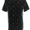 H&m Size M Color Czarny Męski T-Shirt Krótki rękaw Fabric Bawełna 100%