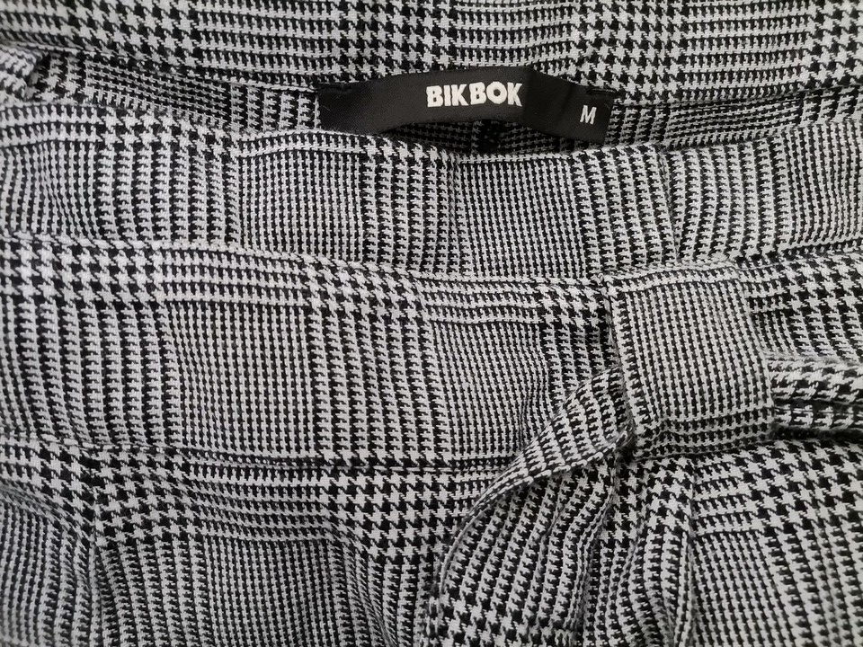 BIK BOK Size M Color Szary Krata Spodnie Casual Fabric Bawełna 100%