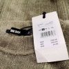 BIK BOK Size S Color Khaki Crew Neck Sweter Długi rękaw Cienka dzianina