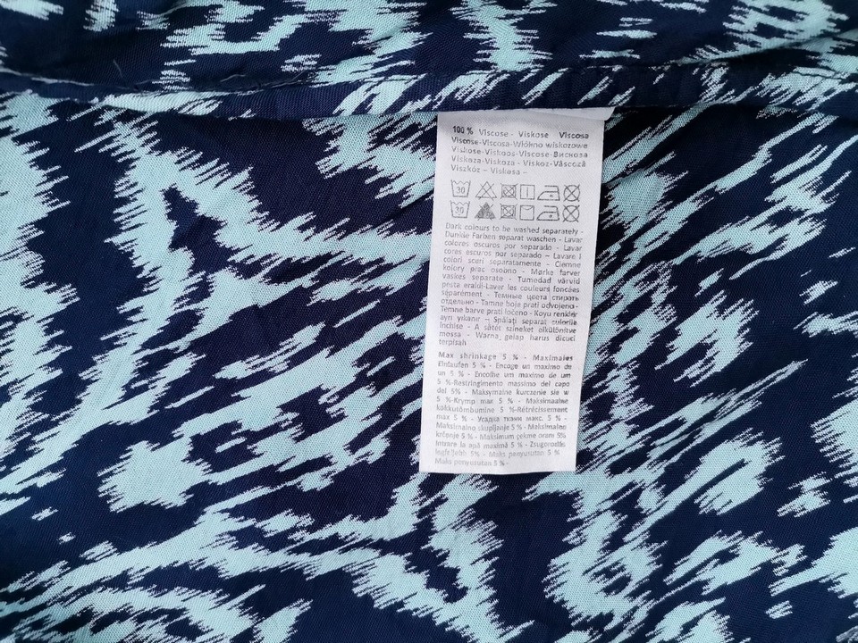 Vila Size M Color Granatowy W serek Długi Otwarty Kardigan Długi rękaw Fabric Wiskoza 100% Cienka dzianina