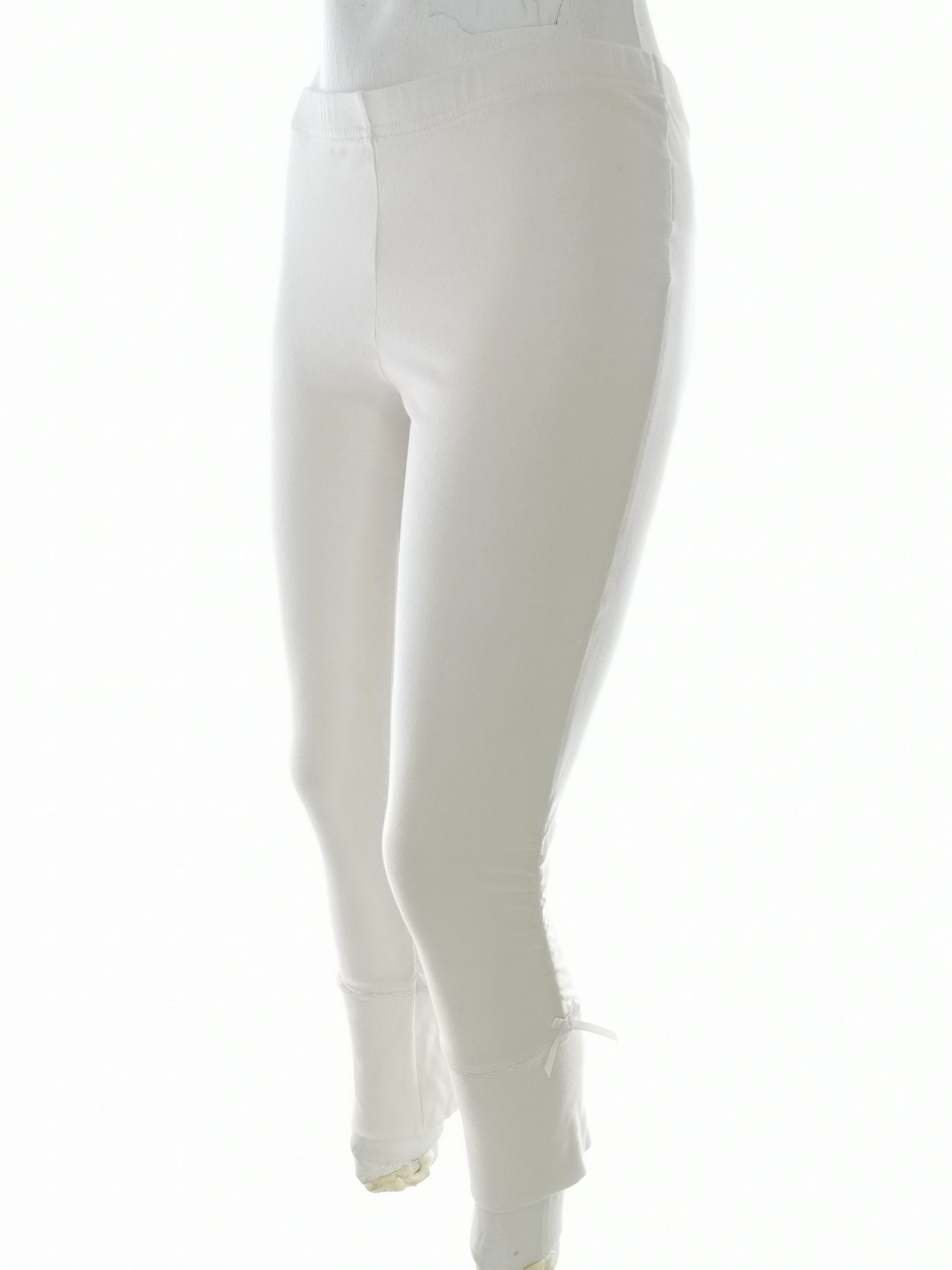 Cream Size L Color Kremowy Legginsy Fabric Bawełna