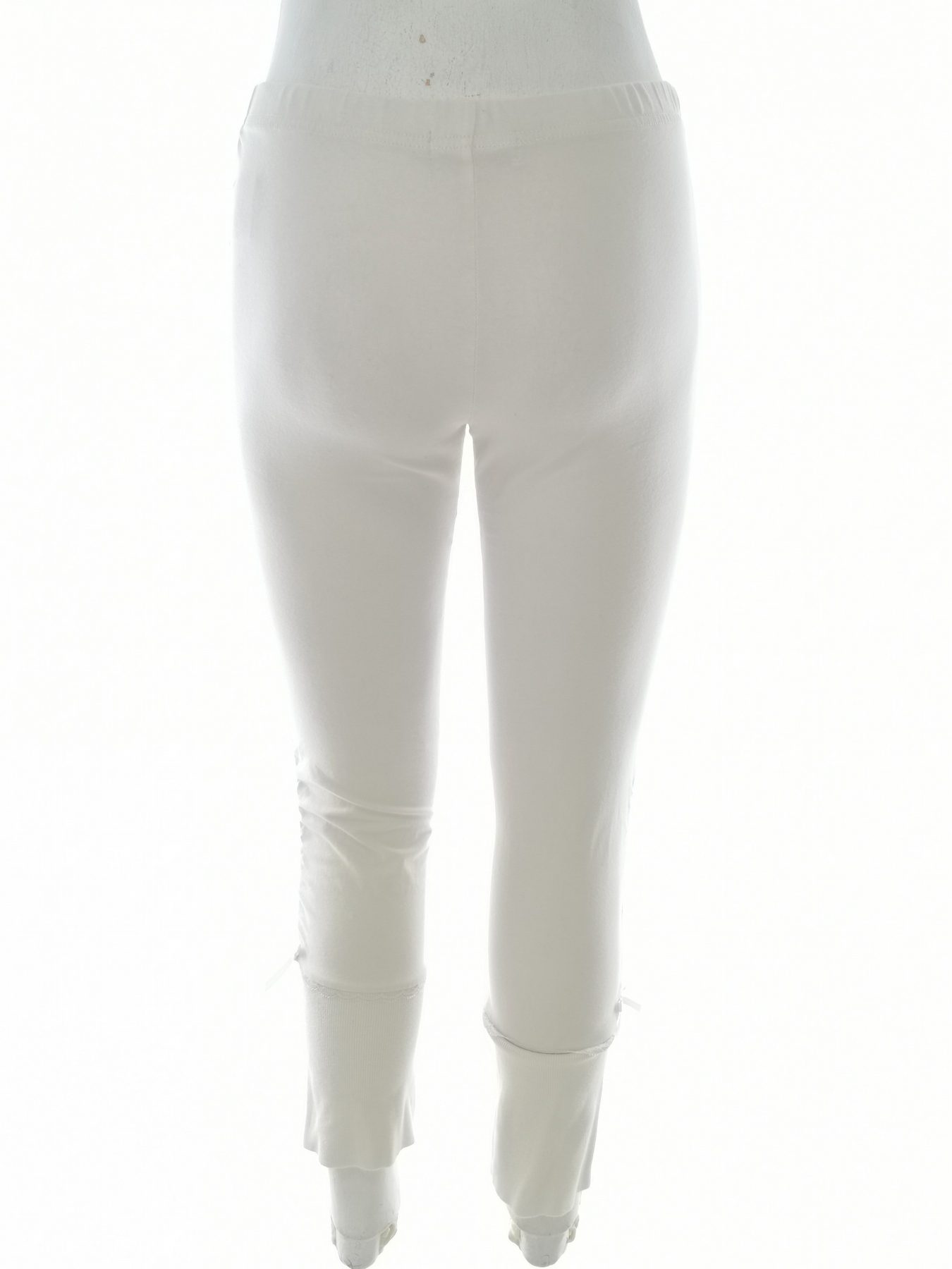 Cream Size L Color Kremowy Legginsy Fabric Bawełna