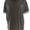 Fred Perry Size XXL Color Khaki Męski T-Shirt Krótki rękaw Fabric Bawełna 100%