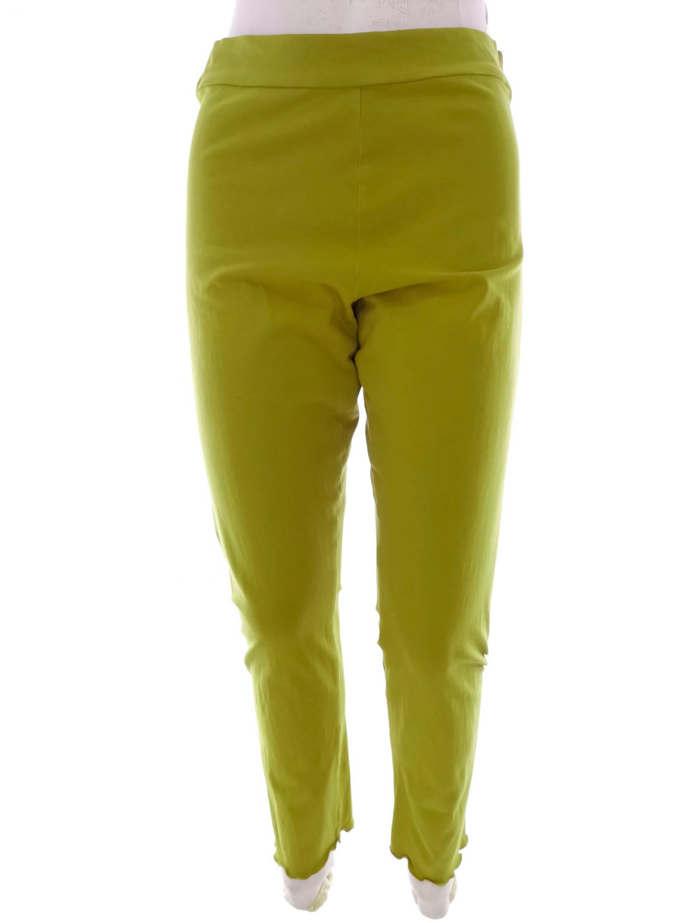 Mais Il est Ou le Soleil Size L Color Seledynowy Legginsy Fabric Bawełna