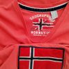 Geographical Norway Size XXL Color Pomarańczowy Męski T-Shirt Krótki rękaw Fabric Bawełna 100%