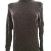 Hugo Boss Size M Color Brązowy Golf Sweter Długi rękaw Fabric Schurwolle Cienka dzianina