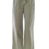 Vero moda Size S Color Khaki Spodnie Casual Fabric Ramie