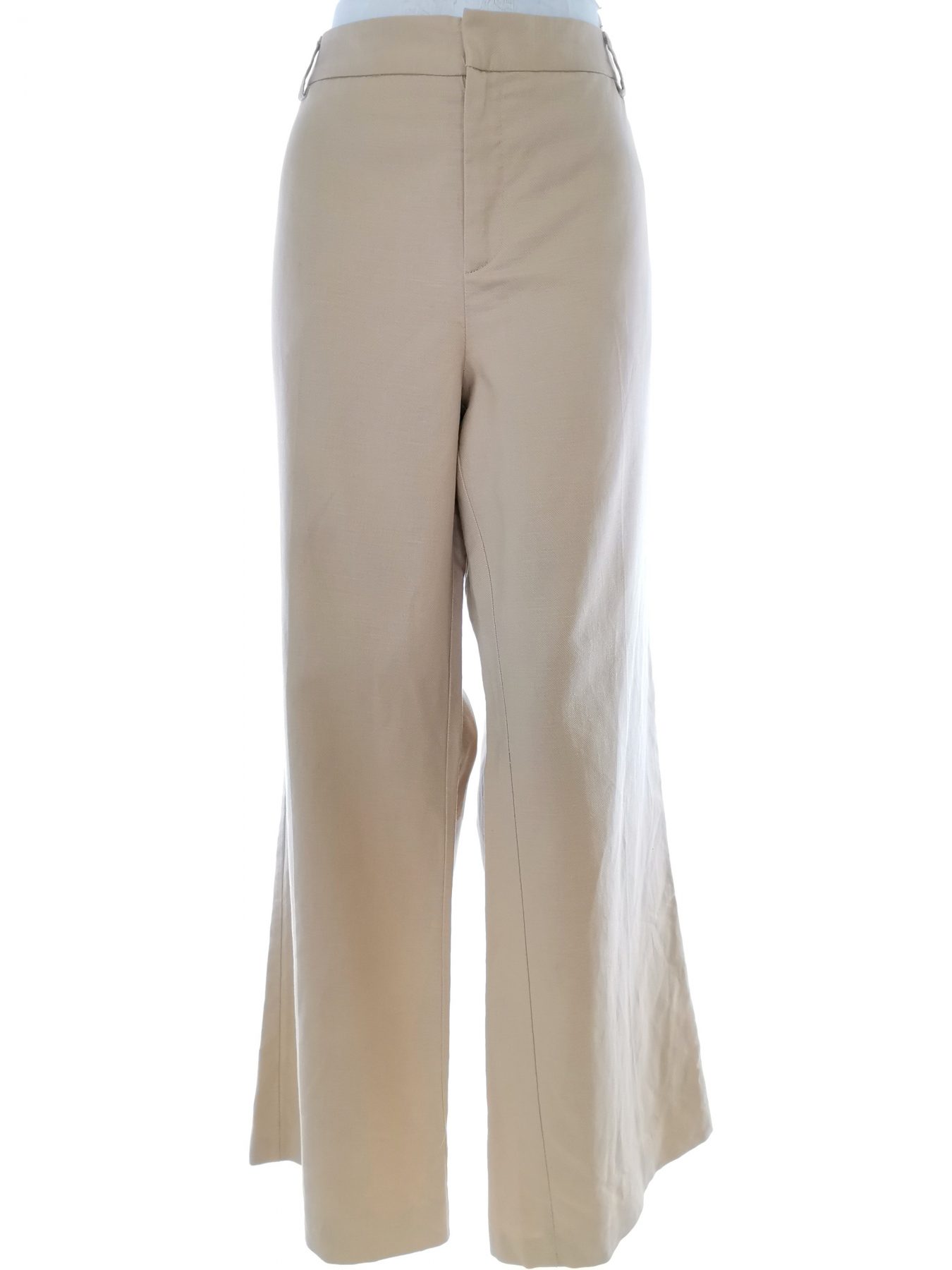 St. Bernard for DUNNES STORES Size 16 (44) Color Beżowy Spodnie Eleganckie Fabric Len 100%