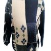 Skovhuus Size L Color Granatowy Męski Sweter Długi rękaw Fabric Wełna