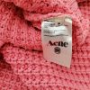 ACNE Studios Size M Color Różowy Okrągły dekolt Sweter Długi rękaw Fabric Bawełna 100% Gruba dzianina