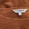 L.K. BENNETT Size M Color Brązowy Okrągły dekolt Sweter Długi rękaw Fabric Wełna Cienka dzianina