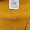 Stile Benetton Size S Color Żółty Crew Neck Sweter Krótki rękaw Fabric Wełna