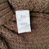 Vila Size ONE SIZE (34/36) Color Brązowy W łódkę Crop Sweter Bezrękawnik Fabric Akryl 100% Gruba dzianina