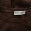 Gran Sasso Size 56 Color Brązowy Crew Neck Sweter Długi rękaw Fabric Wełna Jagnięca 100% Cienka dzianina