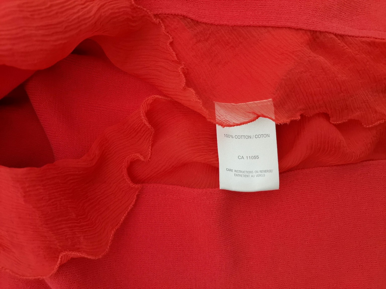 Fenn wright manson Size M Color Pomarańczowy Kołnierz Długi Kardigan Wiązany Długi rękaw Fabric Bawełna 100% Cienka dzianina