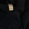 Dranella Size M Color Czarny Pół golf Bolerko Kardigan Krótki rękaw Cienka dzianina