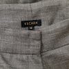 Escada Size 38 Color Szary Spodnie Eleganckie Fabric Schurwolle