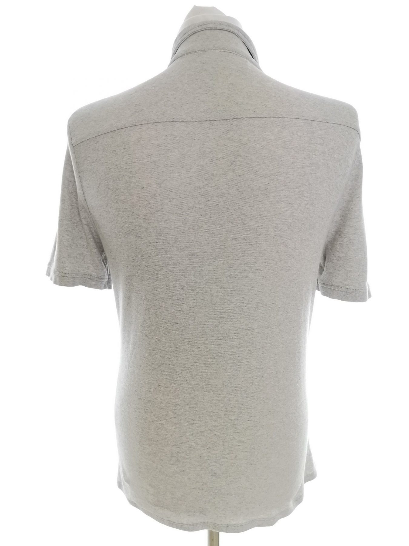 Reiss Size M Color Szary Męski T-Shirt Krótki rękaw Fabric Bawełna 100%