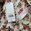 Dorothy perkins Size 14 (42) Color Kremowy W serek Sukienka Maxi Krótki rękaw Długa Fabric Wiskoza 100%