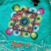 DESIGUAL Size XS Color Niebieski Split Crew Neck Sukienka Letnia Bezrękawnik Do Kolan