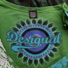 DESIGUAL Size M Color Zielony Okrągły dekolt Sukienka Trapezowa Krótki rękaw Midi Fabric Wiskoza 100%